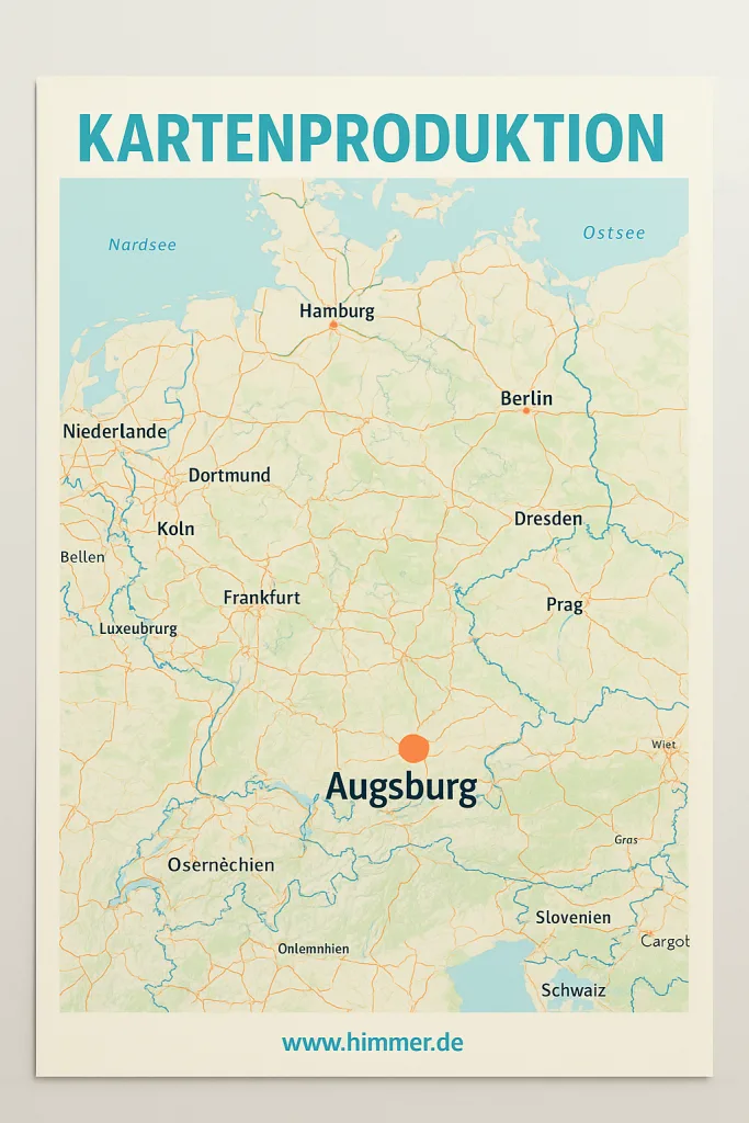 Landkartenproduktion